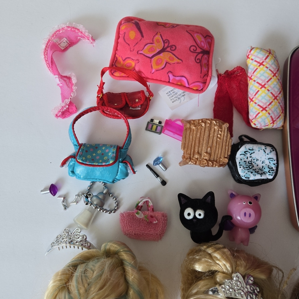 Bratz Babyz Lot.of 4 Dolls, Accessories, And Lunch Box Play Set - Picture 6 of 12